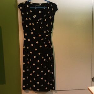 Ralph Lauren Black polka dot dress